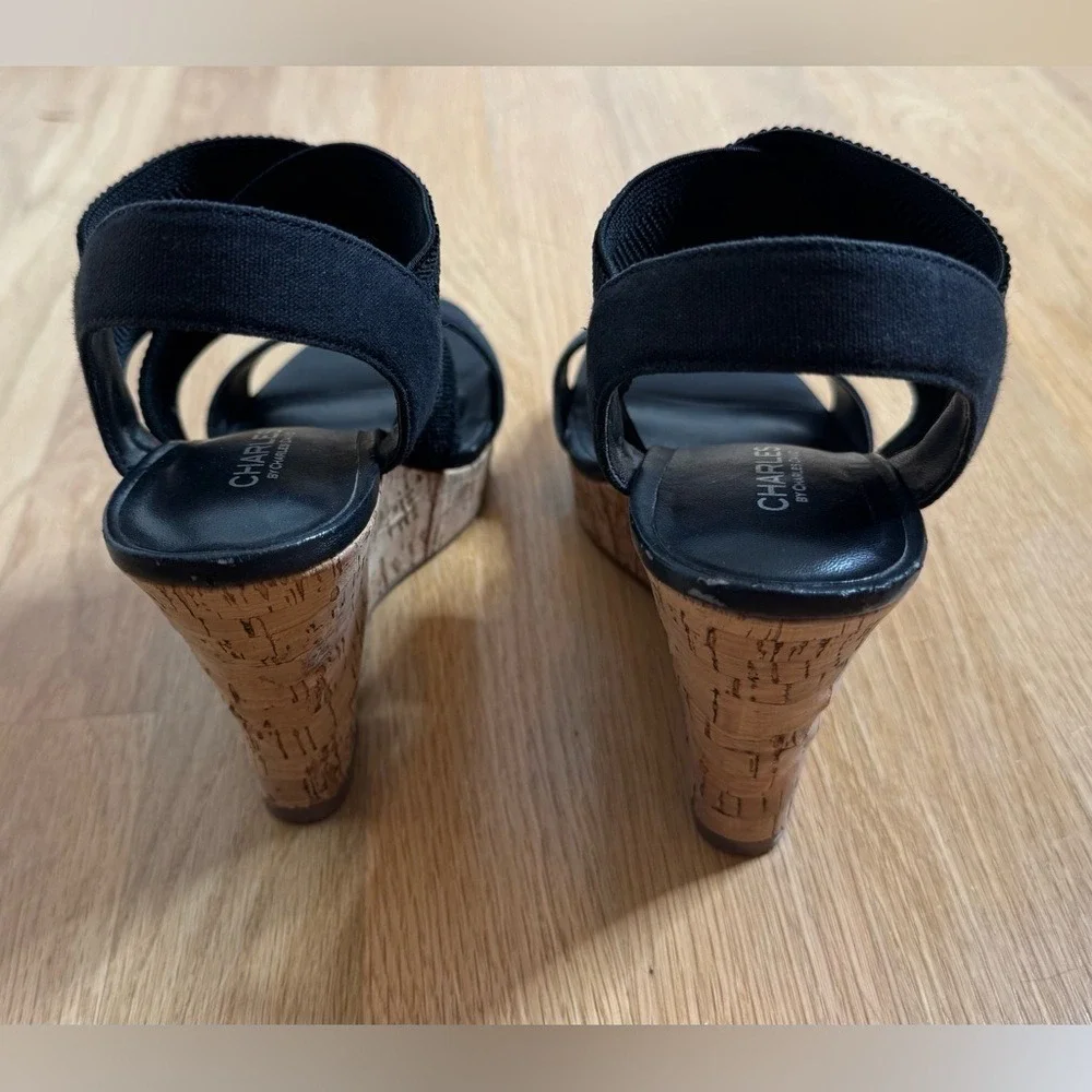 Charles by CHARLES DAVID Wedge Platform Espadrille Sandals - Picture 5 of 8